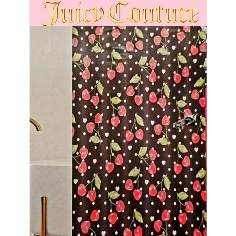 Juicy Couture Home Cherry Hearts 14-Piece Shower Set